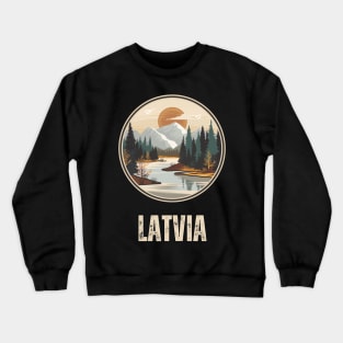 Latvia Crewneck Sweatshirt